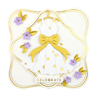 Spellbinders Paper Couture Dress Etched Dies (S4-1122)